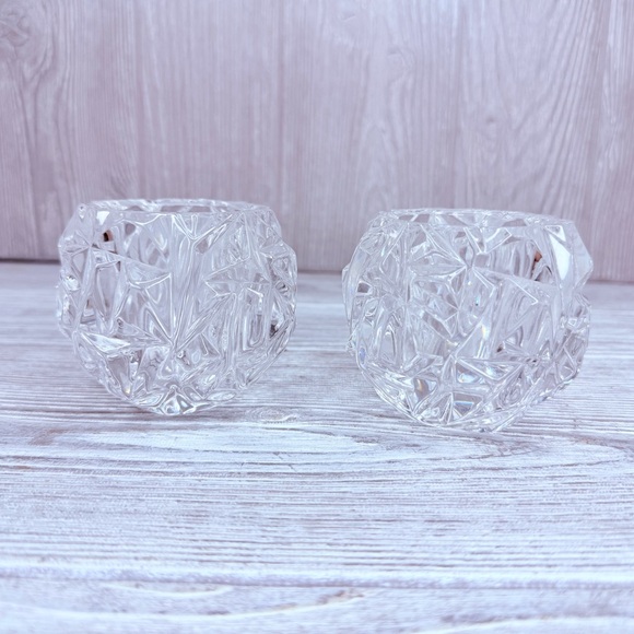 Tiffany & Co. Rock Cut Votive Candleholder candle holder crystal decoration
